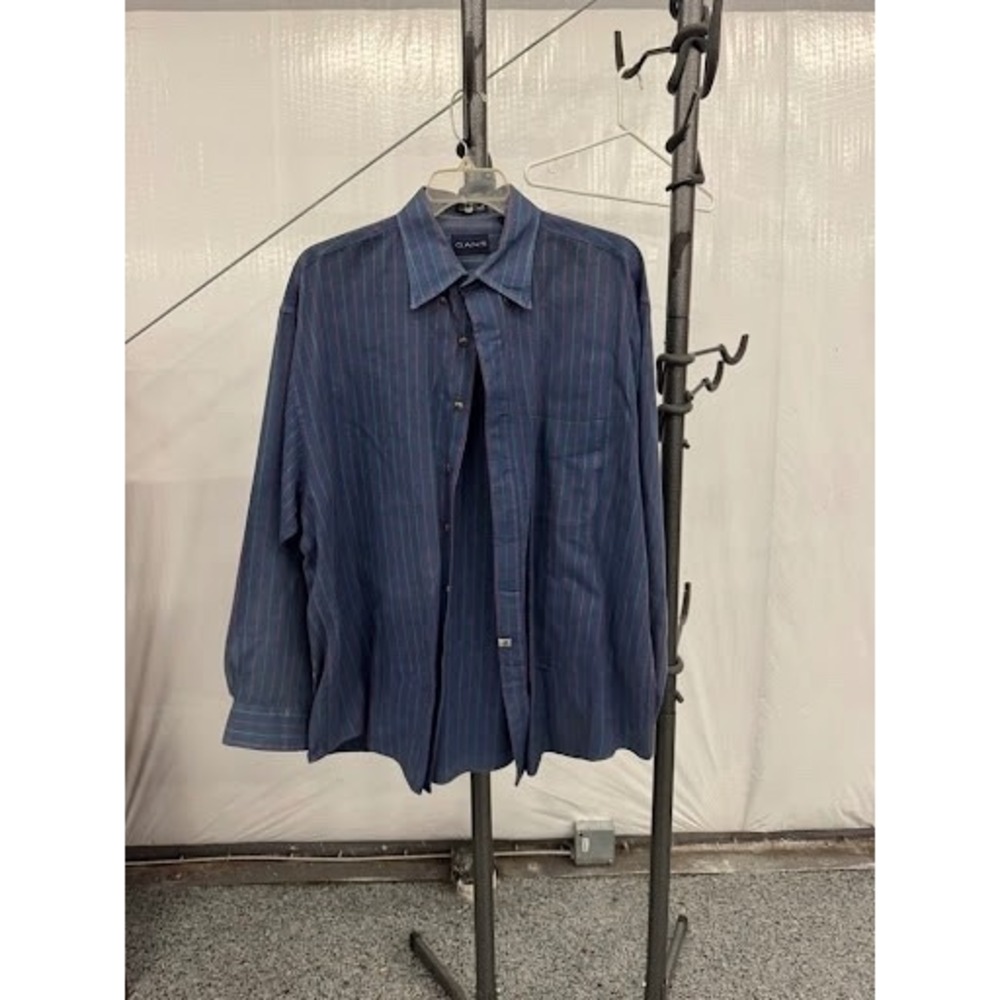 Vintage GANT Coastal Twill Plaid Shirt Mens XL Blue Green Red Long Sleeve Cotton